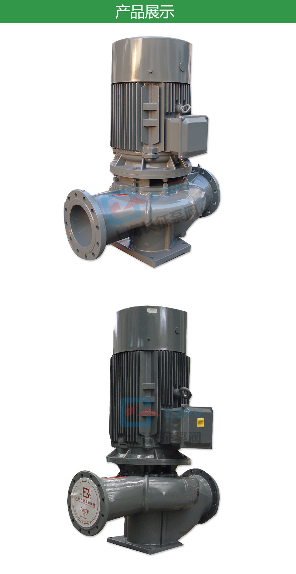 LTP立式高效節能循環水泵產品展示圖片